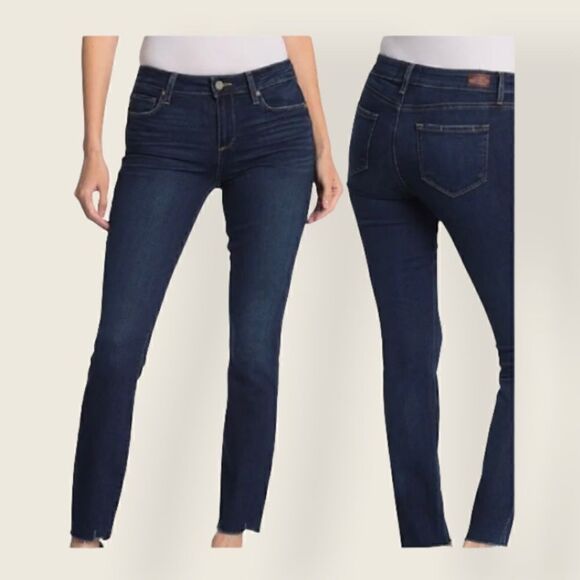 Paige Dark Wash Verdugo Ankle Skinny Jeans Size 26 - Picture 1 of 10